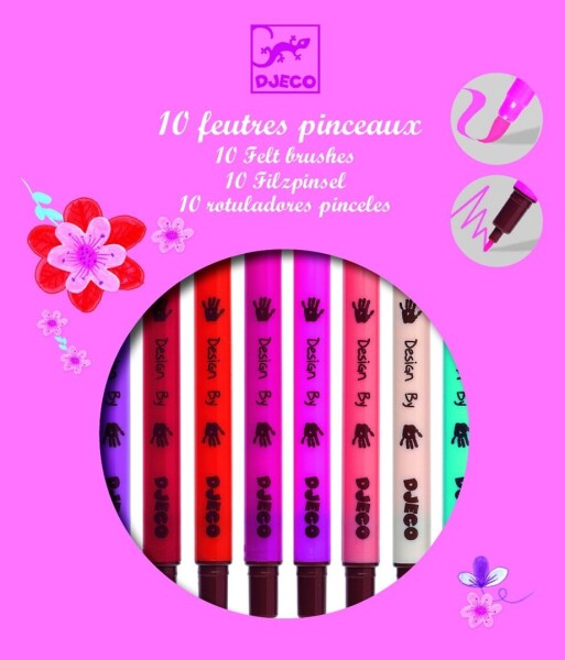 Djeco Djeco, DJ08802, oboustranné fixy, dívčí odstíny, 10 ks