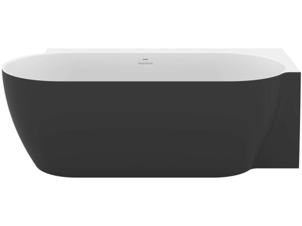 RAVAK - Freedom Corner II Tec Vana 175x86 cm, pravá, černá/bílá CC81700000