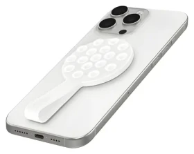 SBS MAG Grippy bílá / Držák na telefon / MagSafe / přísavka