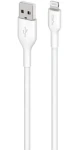 Puro Kabel USB-A - Lightning MFI látkový bílá / Datový kabel / MFI / 1,2 m / 12 W