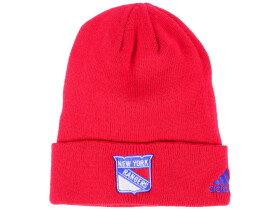 Pánská Zimní Čepice New York Rangers adidas NHL Basic Cuff Knit RED