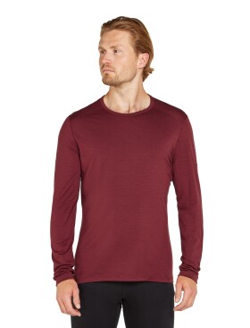 Pánské merino tričko s dlouhým rukávem ICEBREAKER Mens 200 Oasis LS Crewe, Port velikost: M