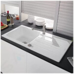 VILLEROY & BOCH - Architectura Keramický dřez 1000x510 mm s odtokem, CeramicPlus, alpská bílá 336002R1