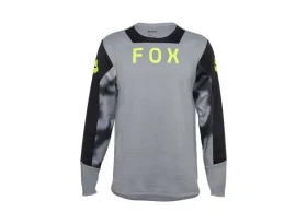 Fox Yth Defend Taunt dětský dres dlouhý rukáv Steel Grey vel.