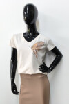 GIRONA BLOUSE světle béžová 36