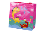 Mamido Dárková taška Dinosaurus 23cm x 21,5cm x 11cm růžová