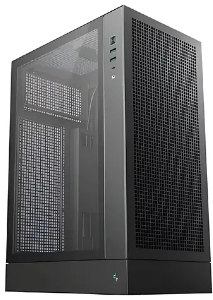 DEEPCOOL CH170 Plus černá / Počítačová skříň / Midi Tower / mATX / tvrzené sklo / USB-C 3.2 Gen2 (R-CH170-BKNGM0-G)