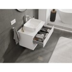 MEXEN/S - Orio koupelnová skříňka pod umyvadlo 80, 2 zásuvky, bílá mat 91A10-08047-2-BFF01