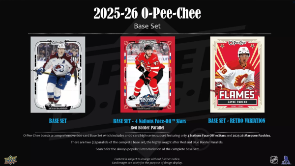 Hokejové karty NHL 2025-26 Upper Deck O-Pee-Chee Blaster Box