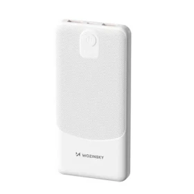 Wozinsky Wpower WPBBK-3 bílá / Powerbanka / 10000 mAh / 10W / 2x USB-A 2A