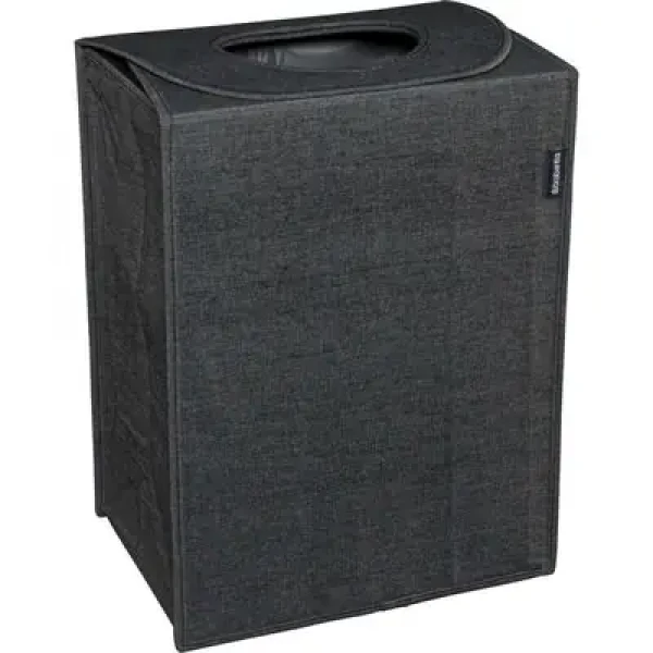 Rozbaleno - Brabantia Koš na prádlo skládací 55L černý / 54 x 29.5 x 40.5 cm / rozbaleno (12 03 81.Rozbaleno)