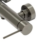 Sprchová baterie SAT Aurum bez sprchového setu 150 mm broušený gun metal SATBAUR268BGM SATBAUR268BGM