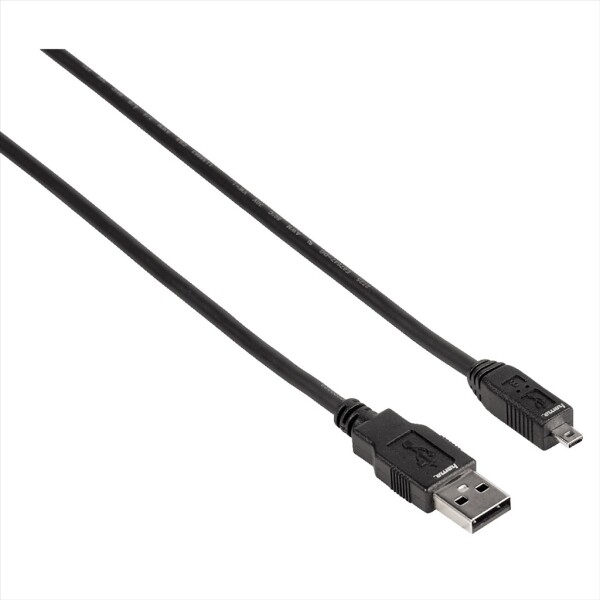 Hama 74204 mini USB 2.0 kabel USB-A na miniUSB 1.8m černá (74204-H)