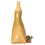 Luxusní dámská kožená kabelka do ruky Elizaveta, žlutá