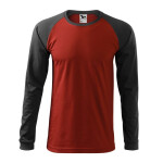Pánské tričko Street LS MLI-13023 marlboro red Malfini