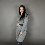 HOSH Pletené šaty ELLIS s páskem Barva: Černá