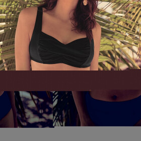 Style Elle bikini 8401 černá - Anita Classix 001 černá 50D
