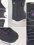 Nitro SCALA BOA black-purple dámské boty na snowboard