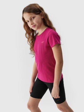 Dívčí hladké tričko 4F růžové