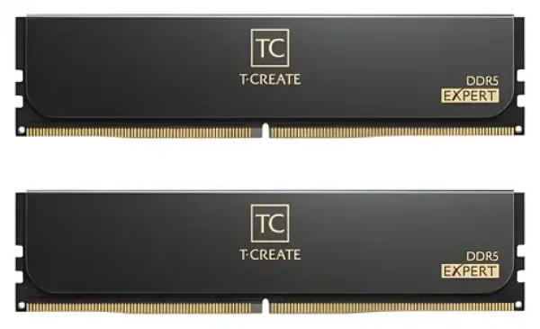TeamGroup T-Create Expert 32GB (2x16GB) 6400MHz černá / DDR5 / CL32 / DIMM / 1.35V (CTCED532G6400HC32ADC01)
