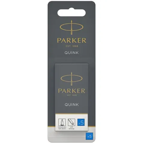 PARKER Quink Inkoustové bombičky modrá 5ks / do plnicích per Parker (1950208)