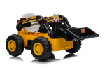 Mamido Dětský elektrický nakladač CAR-26A žlutý | 4x4 | RC 2.4Ghz | EKO kůže | 12V10Ah