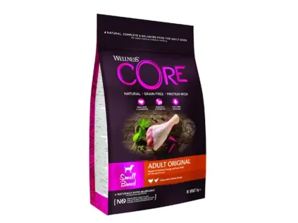 Wellness Core Dog Original Adult Small krůta a kuře 5kg / Krmivo pro dospělé psy malých plemen (076344108115)