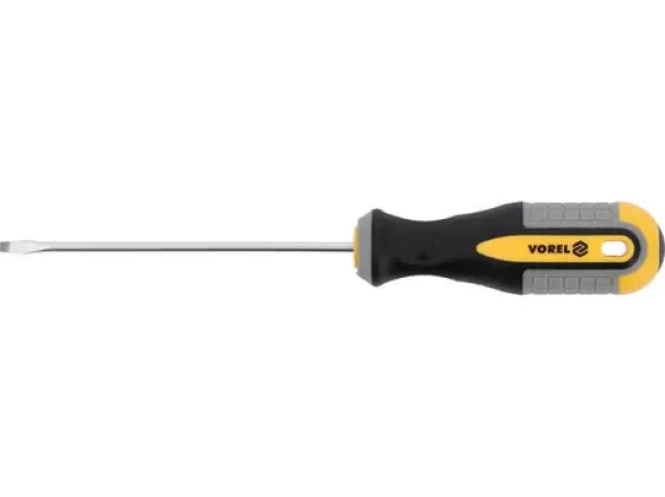 Vorel Šroubovák plochý 3x100 mm / Šroubovák / Plochý hrot 3 mm / Délka 100 mm