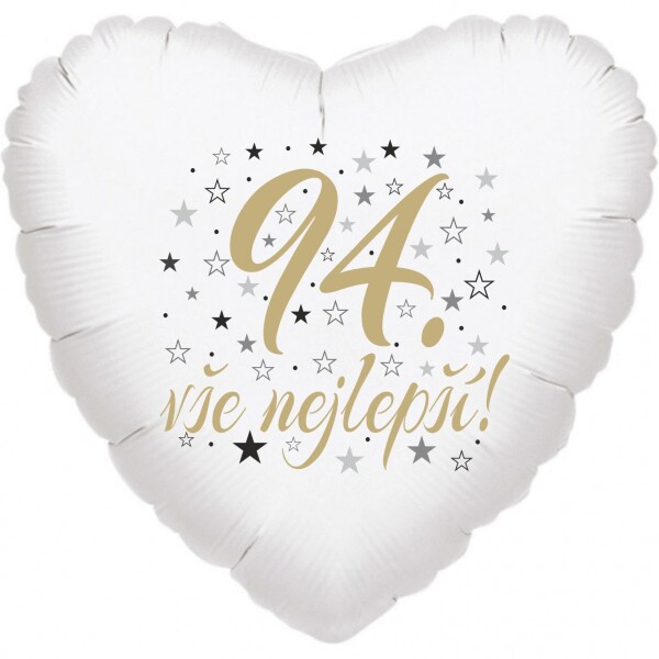94. narozeniny balónek srdce Balonky.cz 94. narozeniny balónek srdce Balonky.cz