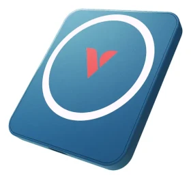 Verbatim SnapBack Magnetic modrá / Externí SSD / 2 TB / USB 3.2 Gen 2x2 / R: 2000 MB/s / W: 1800 MB/s (32076)