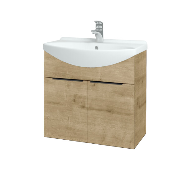 Dřevojas - Umyvadlová skříňka TAKE IT SZD2 65 - D09 Arlington / Úchytka T07 / D09 Arlington 151140I