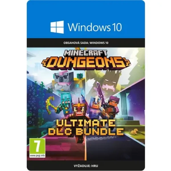 PC Minecraft Dungeons - Ultimate DLC Bundle / Elektronická licence / Budovatelská / Angličtina / DLC (2WU-00038)