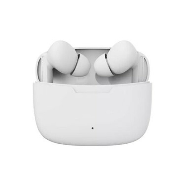 Denver TWE-47 bílá / bezdrátová sluchátka s mikrofonem / Bluetooth 5.0 / 1.8 hod výdrž / Nabíjecí pouzdro (111191120320)