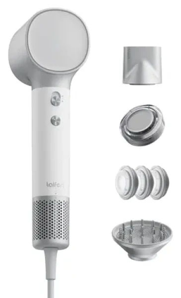 Laifen Neo Special Silver White / Fén na vlasy / 1500 W / 110 000 ot/min / 2 rychlosti / 5 teplot