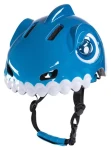 Wozinsky Dinosaurus S modrá / Dětská cyklistická helma / velikost S