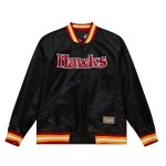 Mitchell & Ness Pánská bunda Atlanta Hawks NBA Slap Sticker Reversible Lightweight Satin Velikost: M