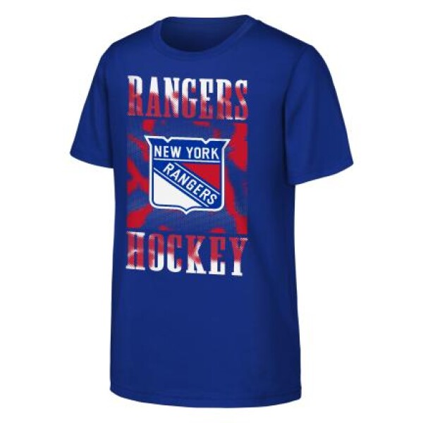 Outerstuff Dětské tričko New York Rangers NHL Garage Hero Tee Velikost: Dětské XL (13 - 15 let)