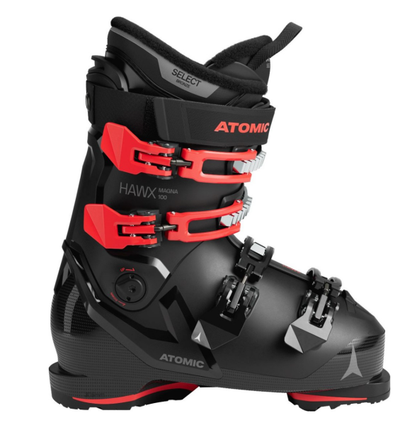 Lyžařské boty Atomic HAWX MAGNA 100, Black/Red 25/26 Velikost MP (cm): 26 - 26,5