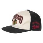 Outerstuff Dětská kšiltovka Chicago Blackhawks NHL Flatbrim Arch Deadstock Snapback