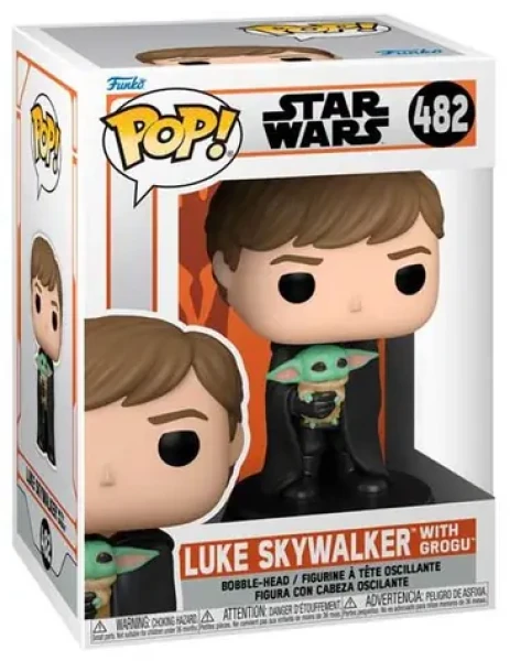 Funko POP! The Mandalorian: Luke Skywalker with Grogu (Star Wars)