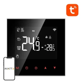 Avatto ZWT100-BH-3A Chytrý termostat pro kotel 3A Zigbee TUYA (ZWT100-BH-3A)