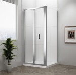 POLYSAN - EASY obdélníkový sprchový kout 1000x800, skládací dveře, L/P varianta, čiré sklo EL1910EL3215