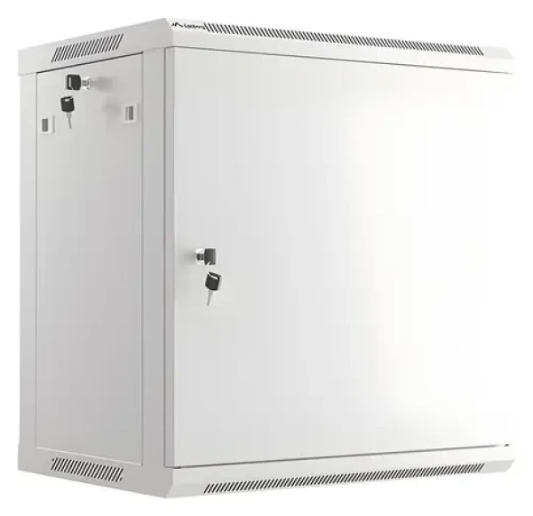 Lanberg WF01-6412-00S šedá / Nástěnný rozvaděč / 19" / 12U / 600x450 mm / nosnost 60 kg (WF01-6412-00S)