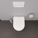 DURAVIT - D-Neo Závěsné WC se sedátkem SoftClose, Rimless, bílá 45880900A1