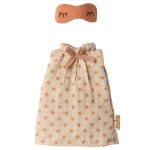 Maileg Pyžamový set pro myšky Maileg Mum Beige, béžová barva, textil