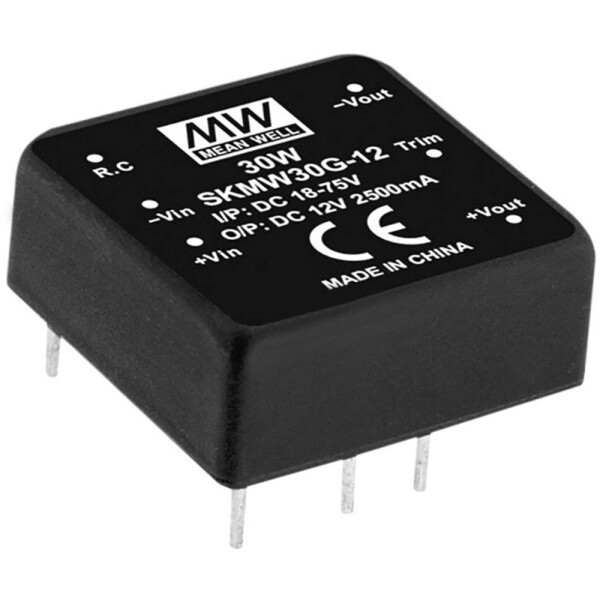 Mean Well SKMW30G-05 DC/DC měnič napětí 6 A 30 W Počet výstupů: 1 x Obsah 1 ks