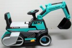 Mamido Dětský elektrický bagr C3 modrý