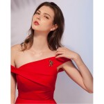 Vánoční brož Swarovski Elements Corinne - vánoční cukrovinka, Barevná/více barev