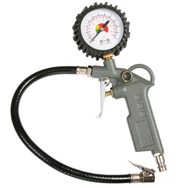 MAGG 990003 Plnič pneumatik s manometrem, 8bar