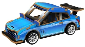 2KIDS TOYS 3D dřevěná skládačka Sportovní auto modrá